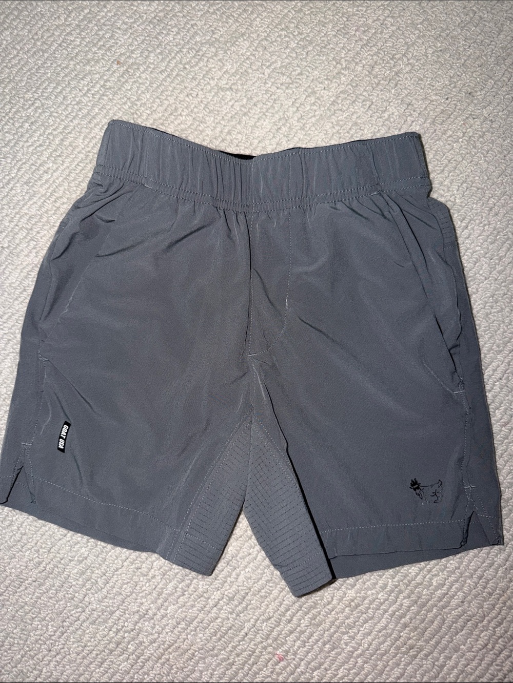Boys Goat USA Gray Performance Shorts Size Small